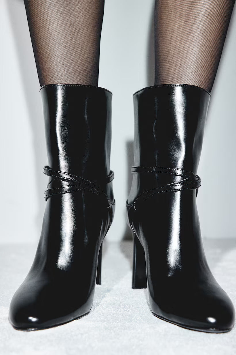 H&M Heeled Ankle Boots