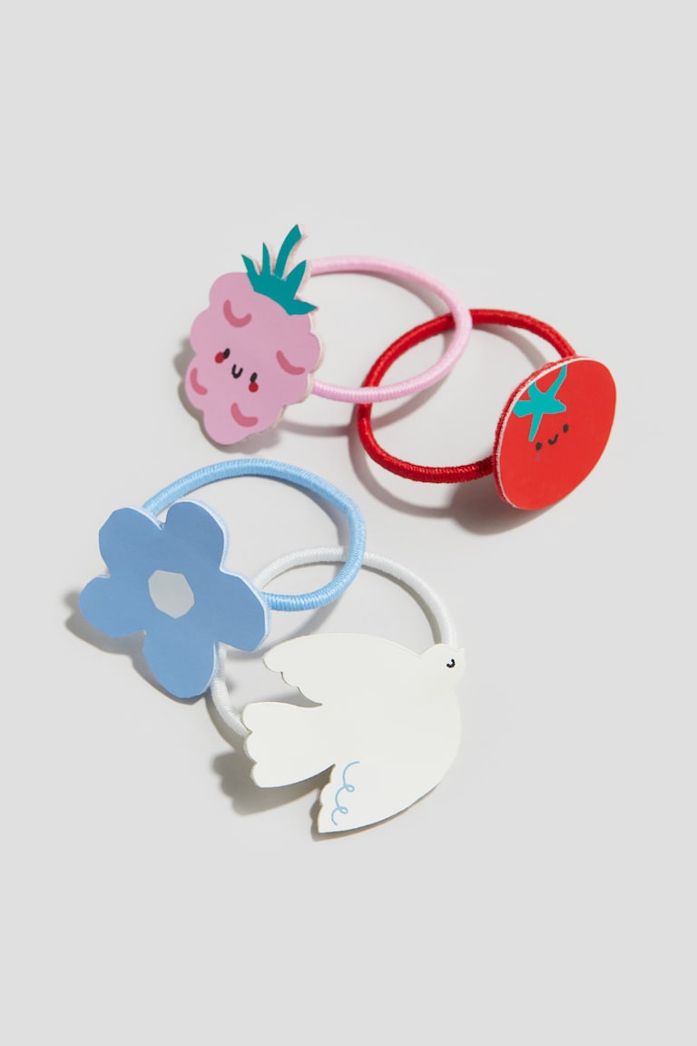 H&M 4-pack Bow-detail Hair Elastics