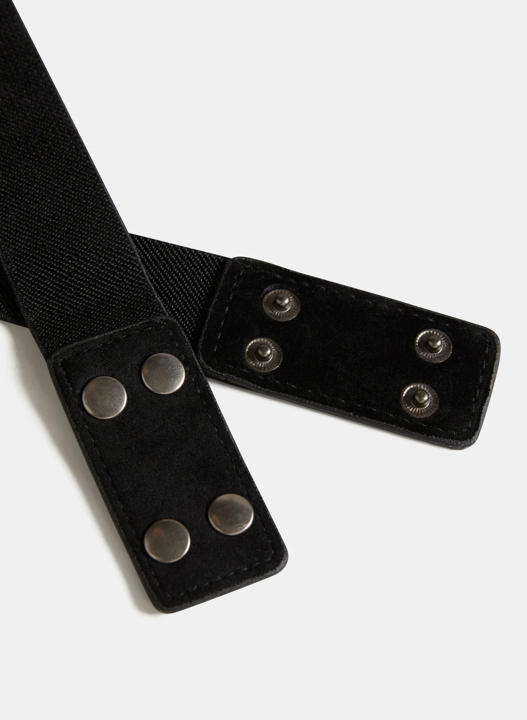 Laura Double Rhinestone Flower Elastic Belt