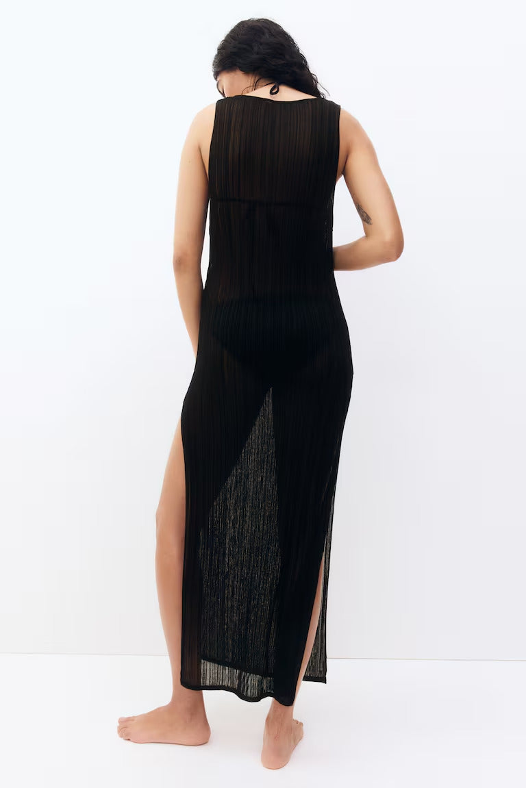 H&M  Rib-Knit Beach Dress