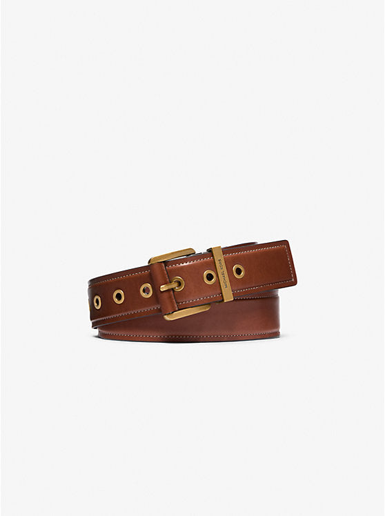 Michael Kors Colby Leather Belt