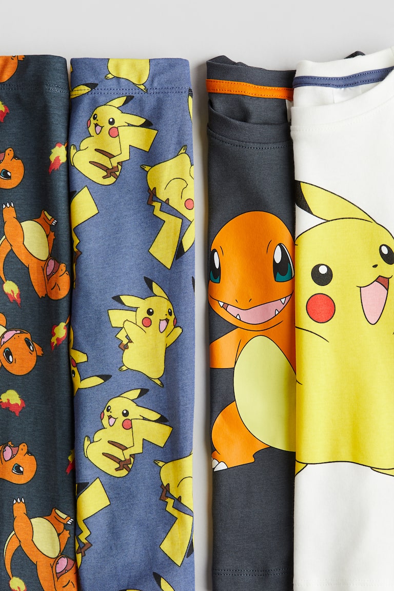 H&M 2-pack Snug Fit Cotton Pajamas