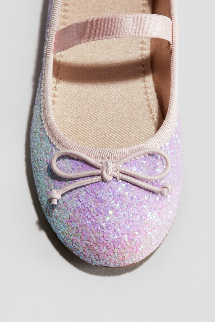 H&M Appliquéd Ballet Flats