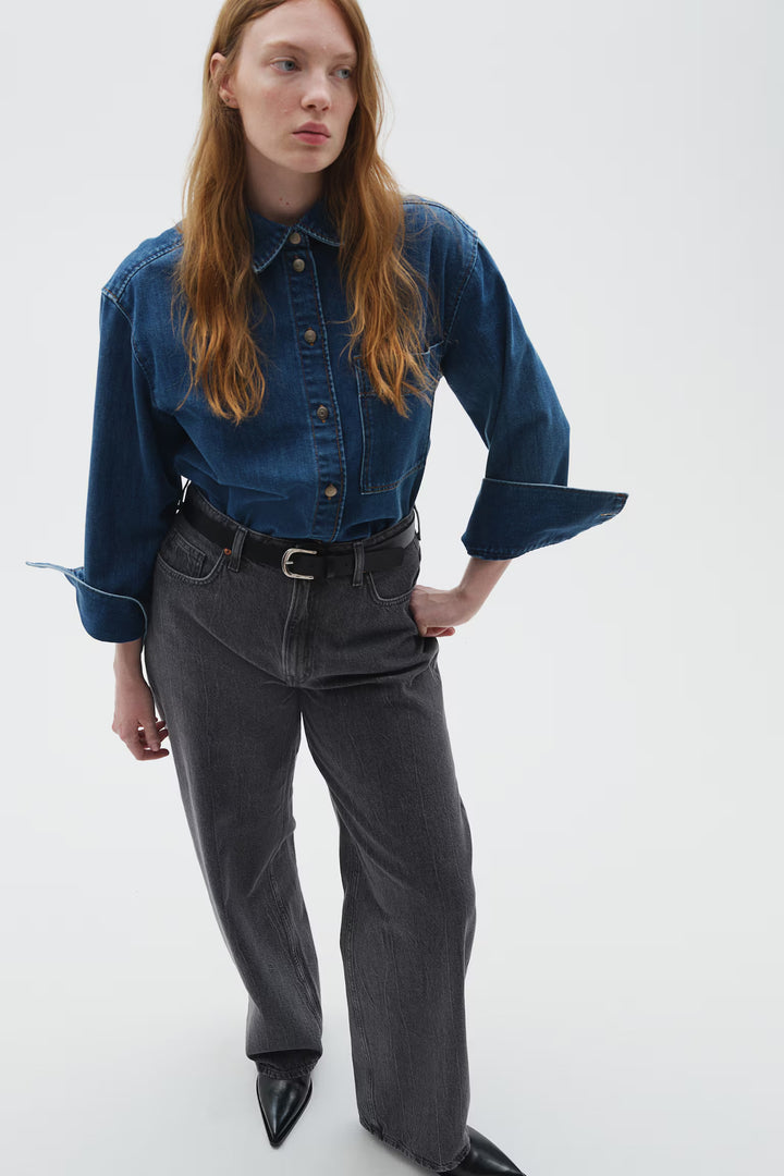 H&M Curvy Fit Baggy High Jeans