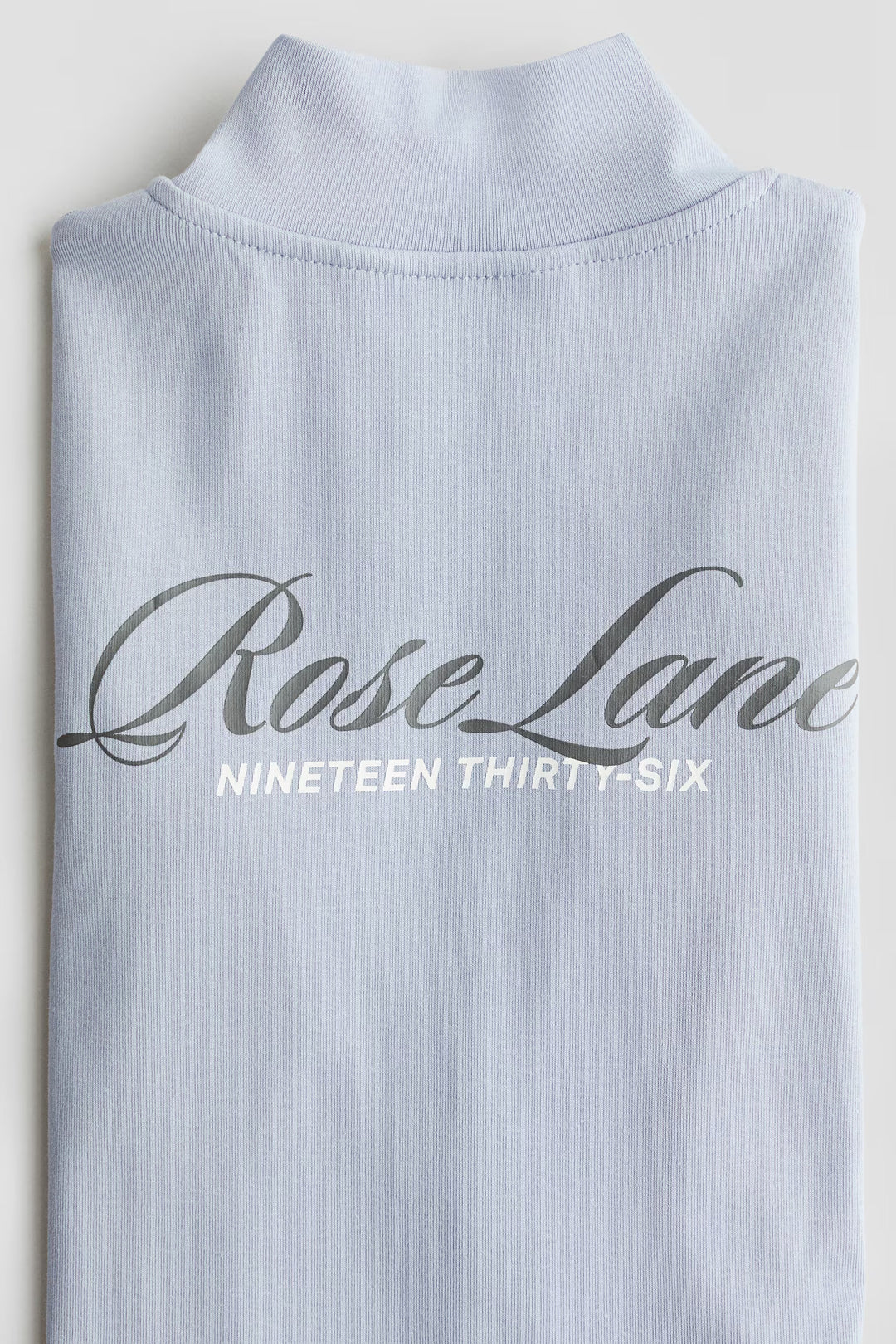 H&M Motif-detail Zip-front Top