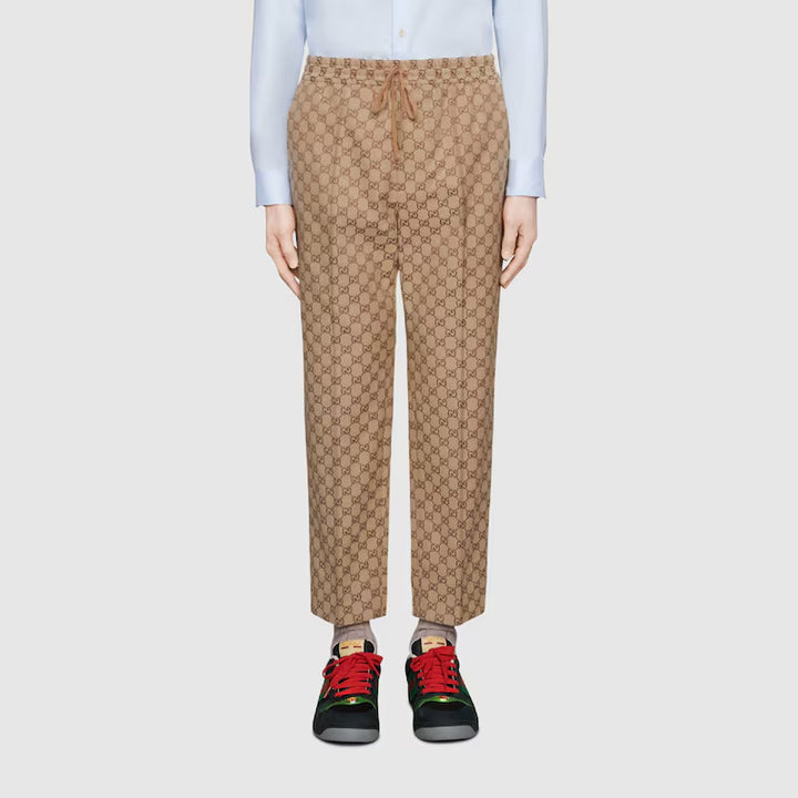 GUCCI GG CANVAS TRACK BOTTOMS