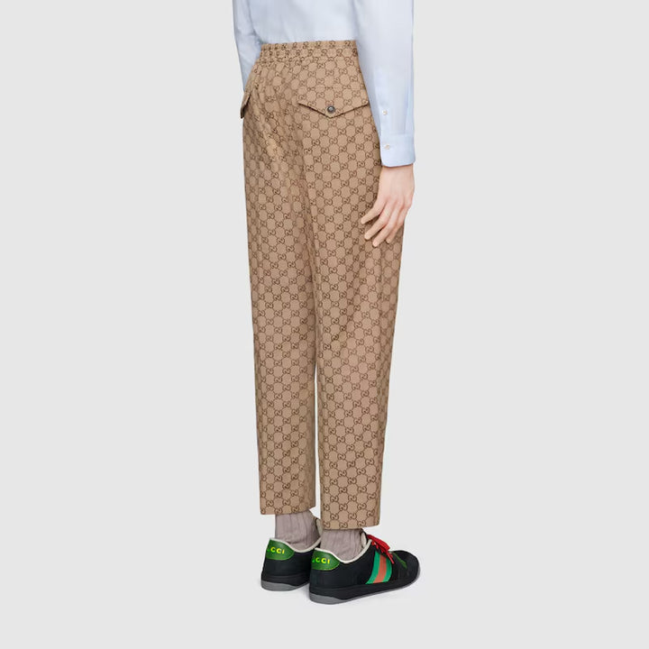GUCCI GG CANVAS TRACK BOTTOMS