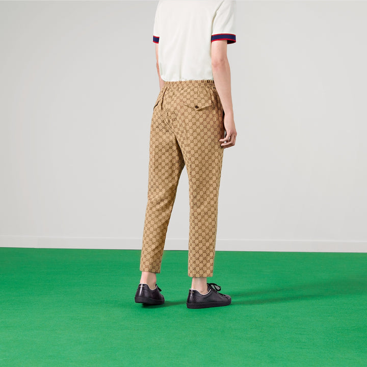GUCCI GG CANVAS TRACK BOTTOMS