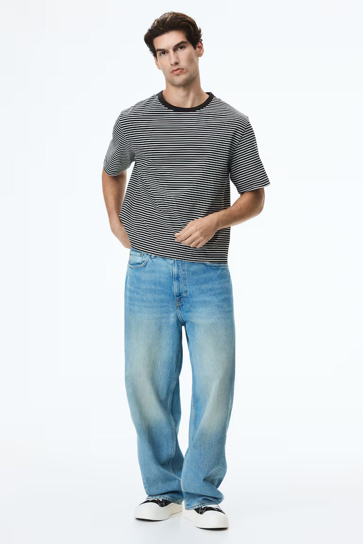 H&M Barrel-Leg Loose-Fit Jeans