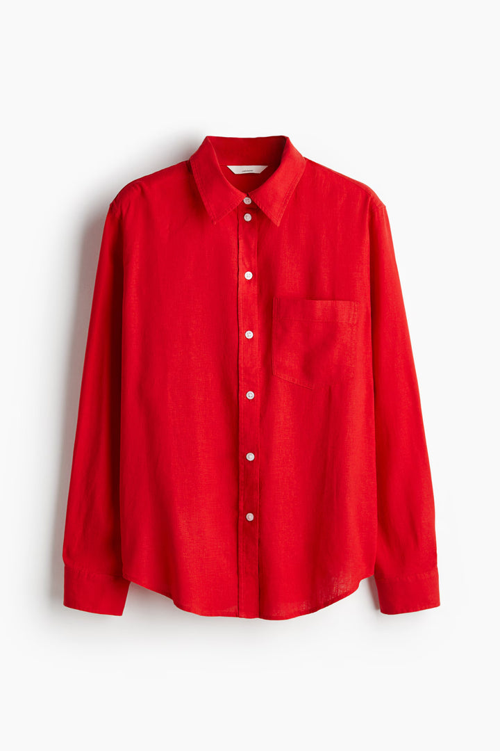 H&M Linen-blend Shirt