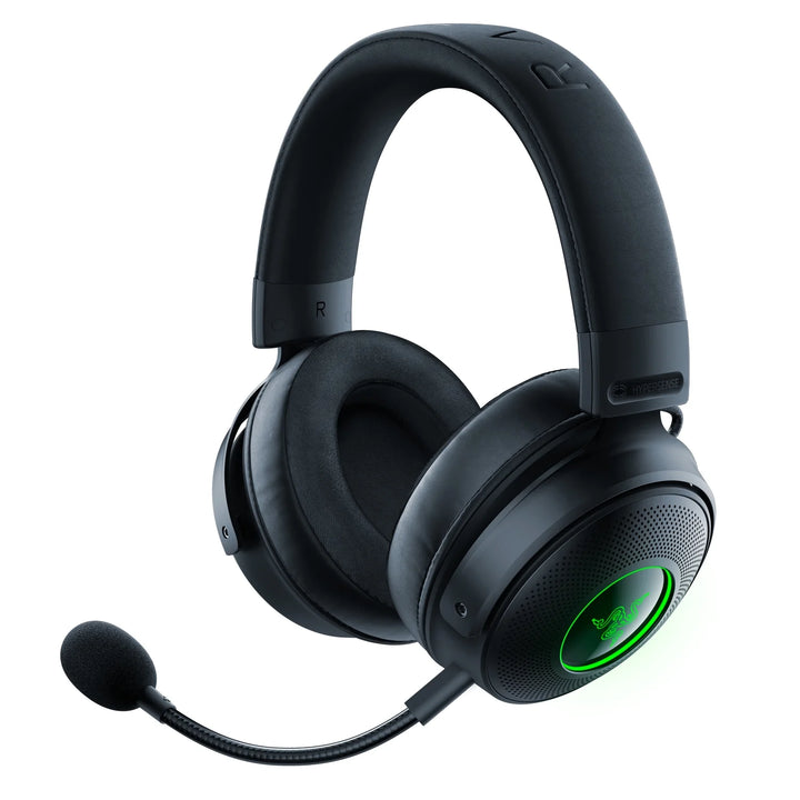 Razer Kraken V3 Pro Wireless Gaming Headset for PC, 2.4GHz, Haptics, Chroma RGB, 368g, Black