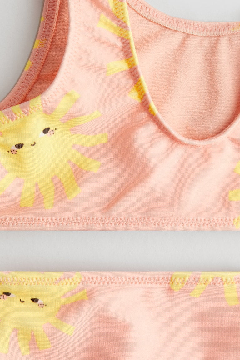 H&M Printed Two-Piece Swimsuit