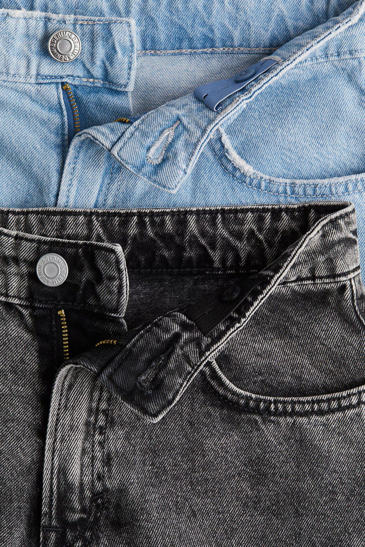 H&M 2-pack Baggy Fit Jeans