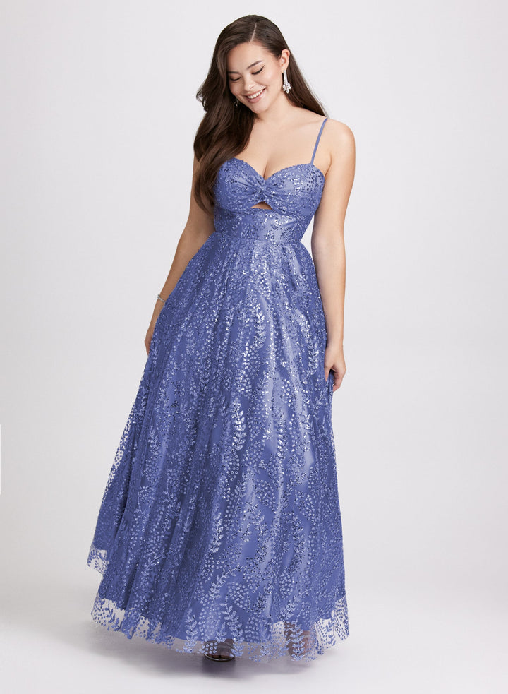 LAURA Sweetheart Neckline Sequin Gown