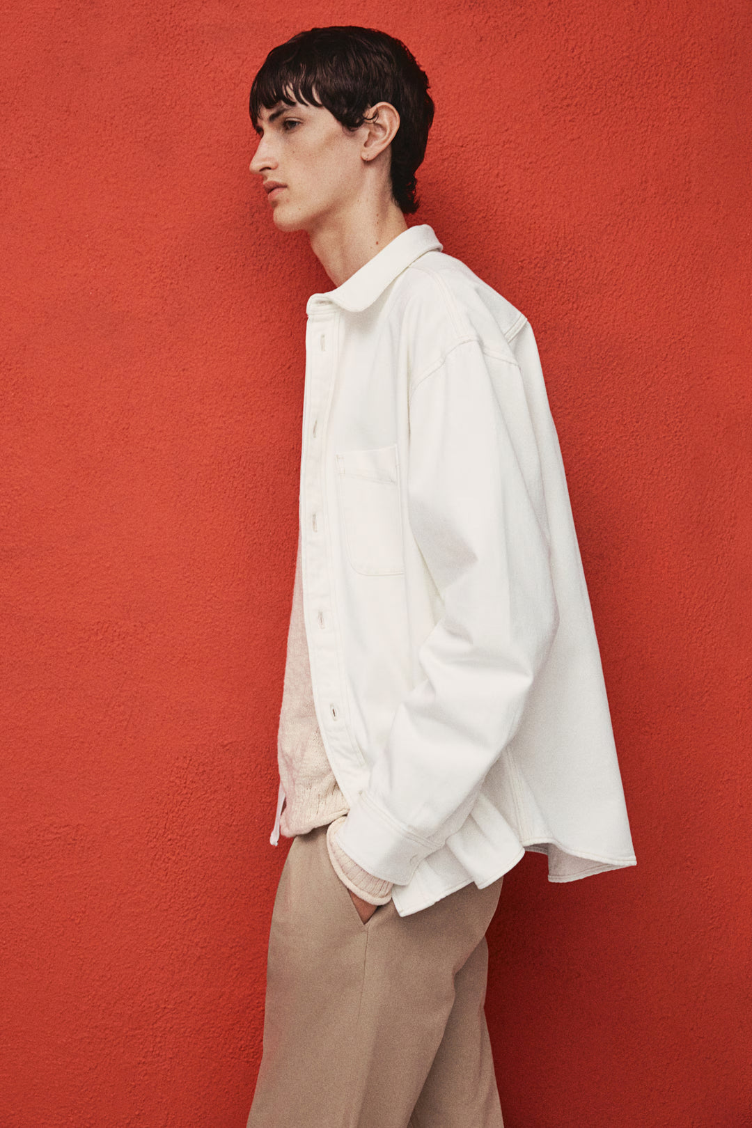 H&M Loose-fit Denim Shirt