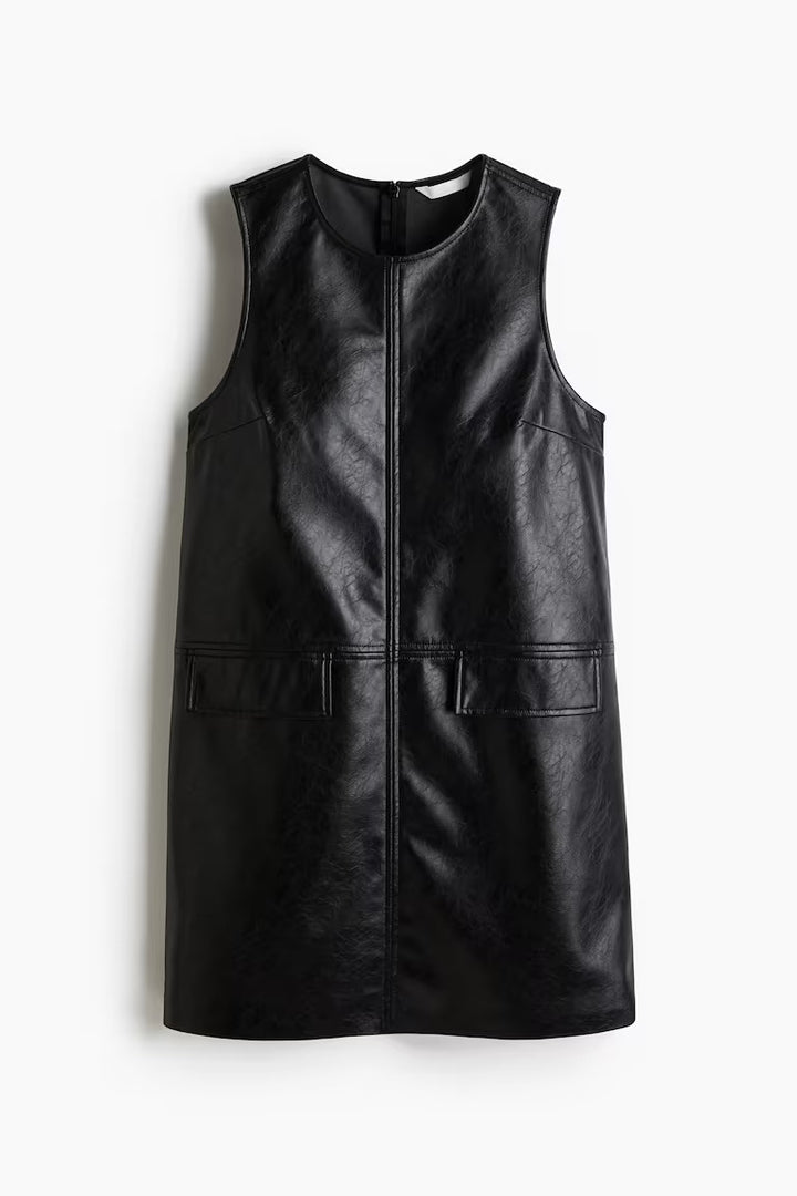 H&M Coated Mini Dress