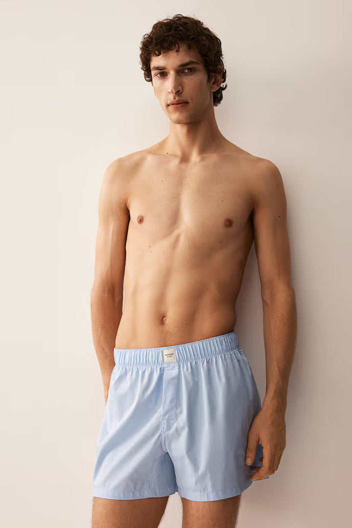 H&M 2-pack Woven Cotton Sateen Boxer Shorts