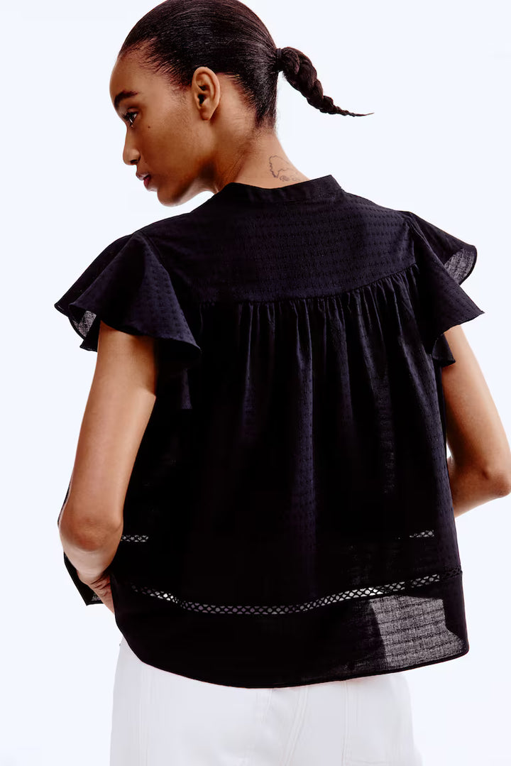 H&M Dobby-Weave Blouse