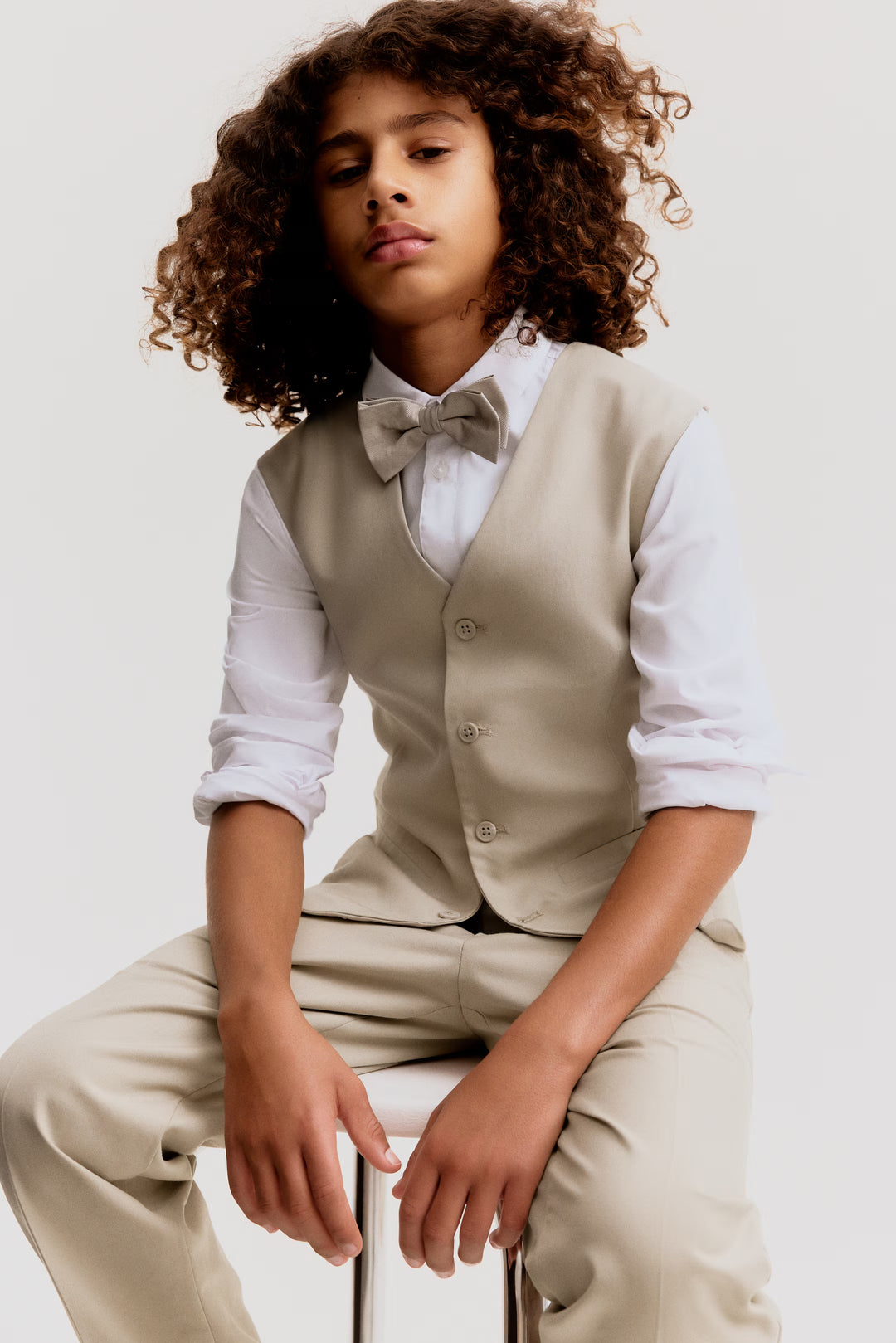 H&M 3-piece Dressy Set with Bow Tie