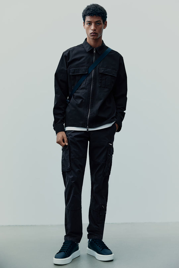 H&M Regular-Fit Twill Overshirt