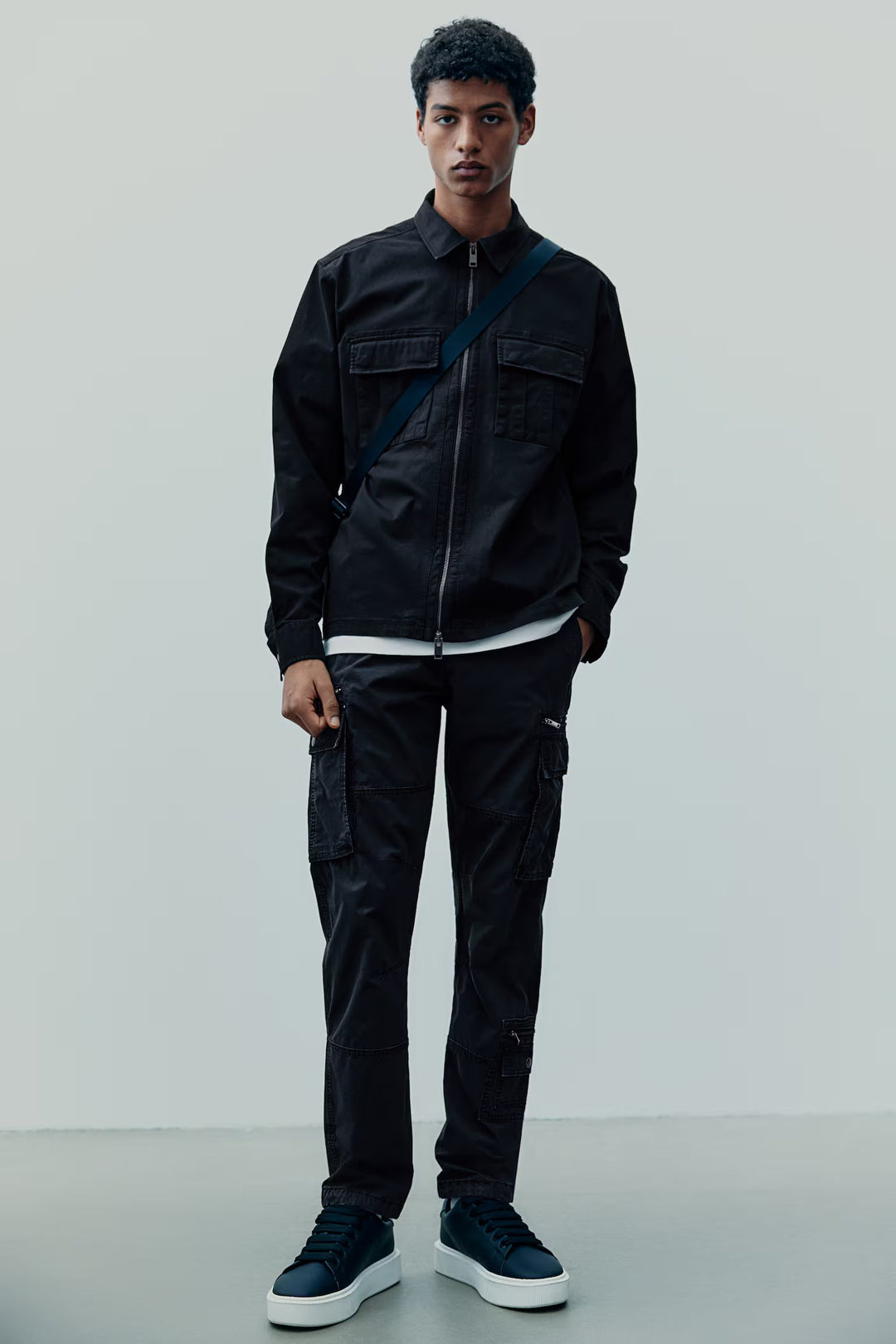 H&M Regular-Fit Twill Overshirt