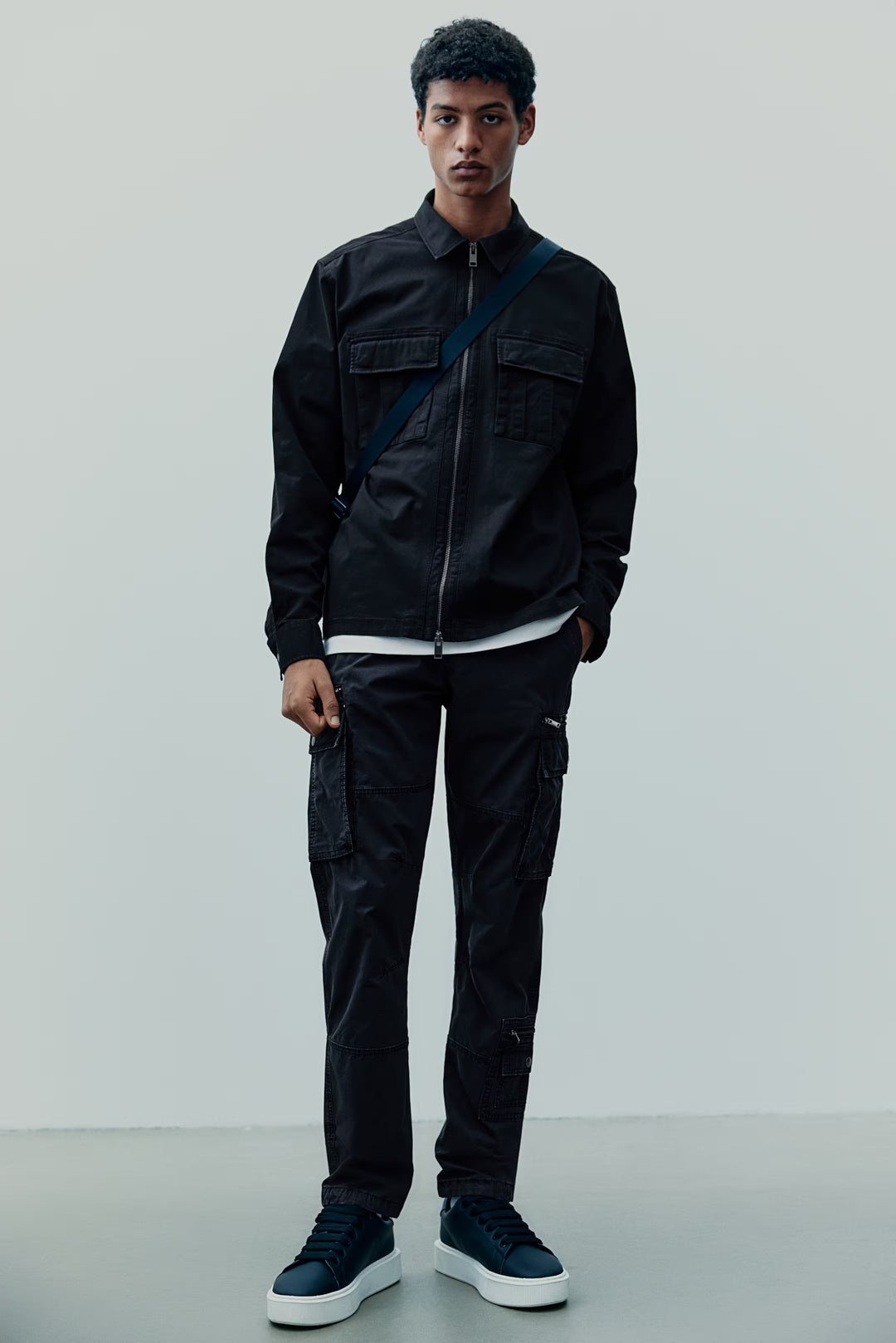 H&M Regular-Fit Twill Overshirt