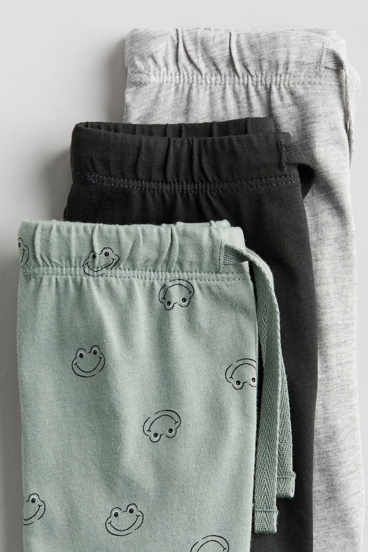 H&M 3-pack Cotton Jersey Joggers