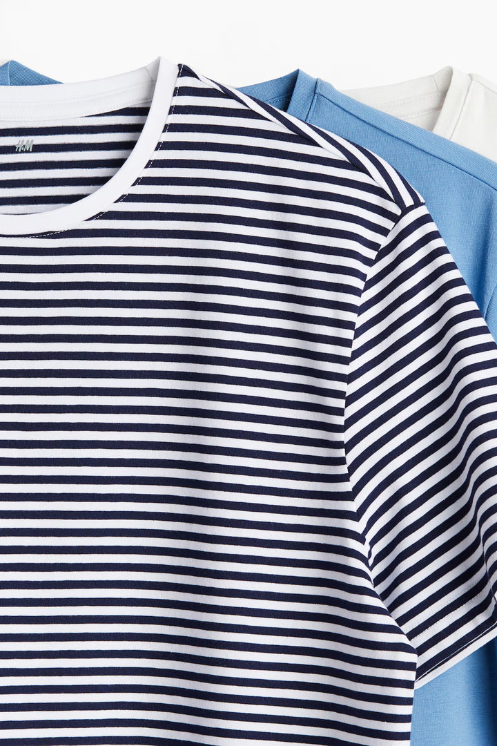 H&M 3-pack Slim Fit T-shirts