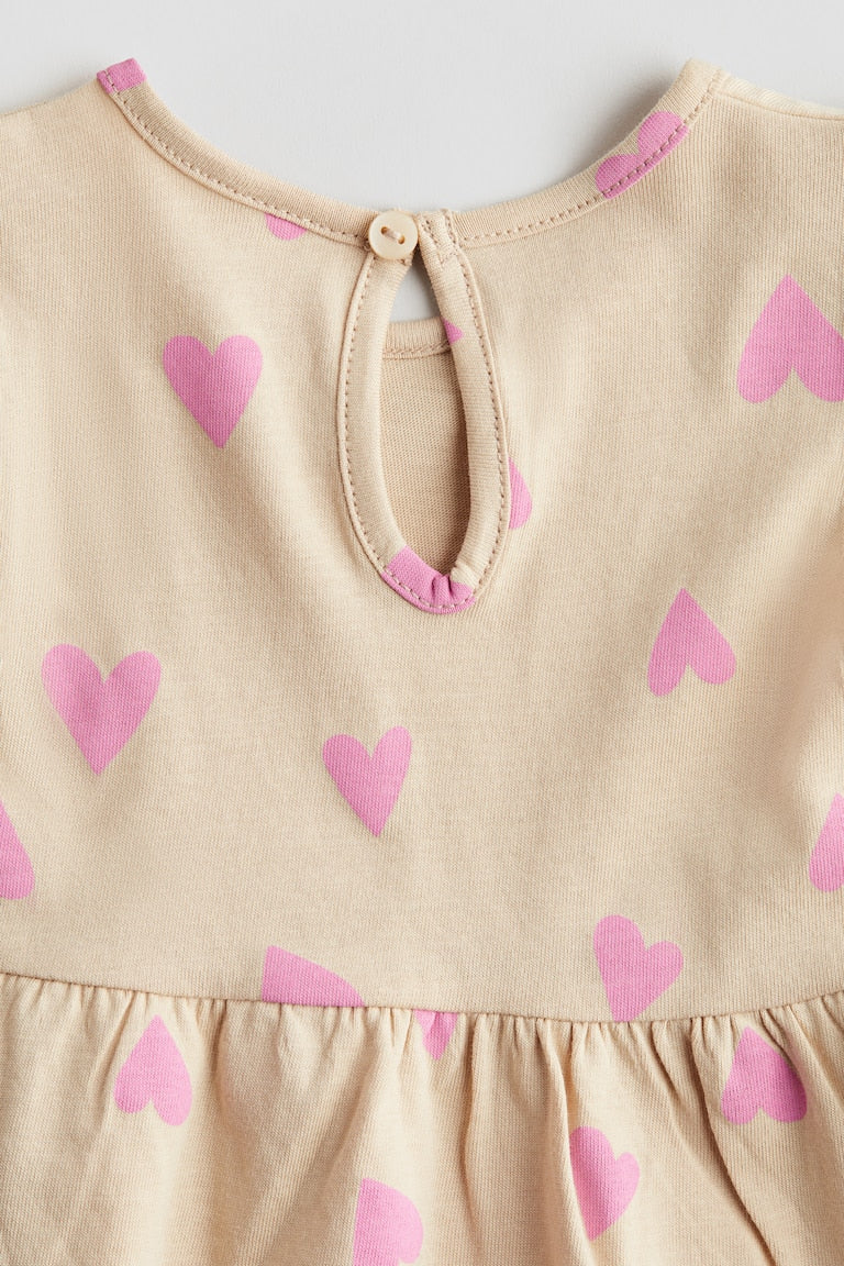 H&M Printed Cotton Dress