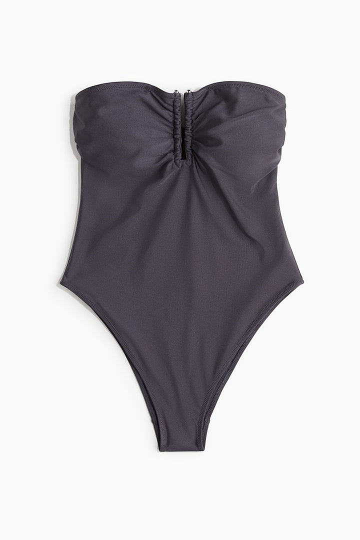 H&M Padded-Cup Bandeau Swimsuit