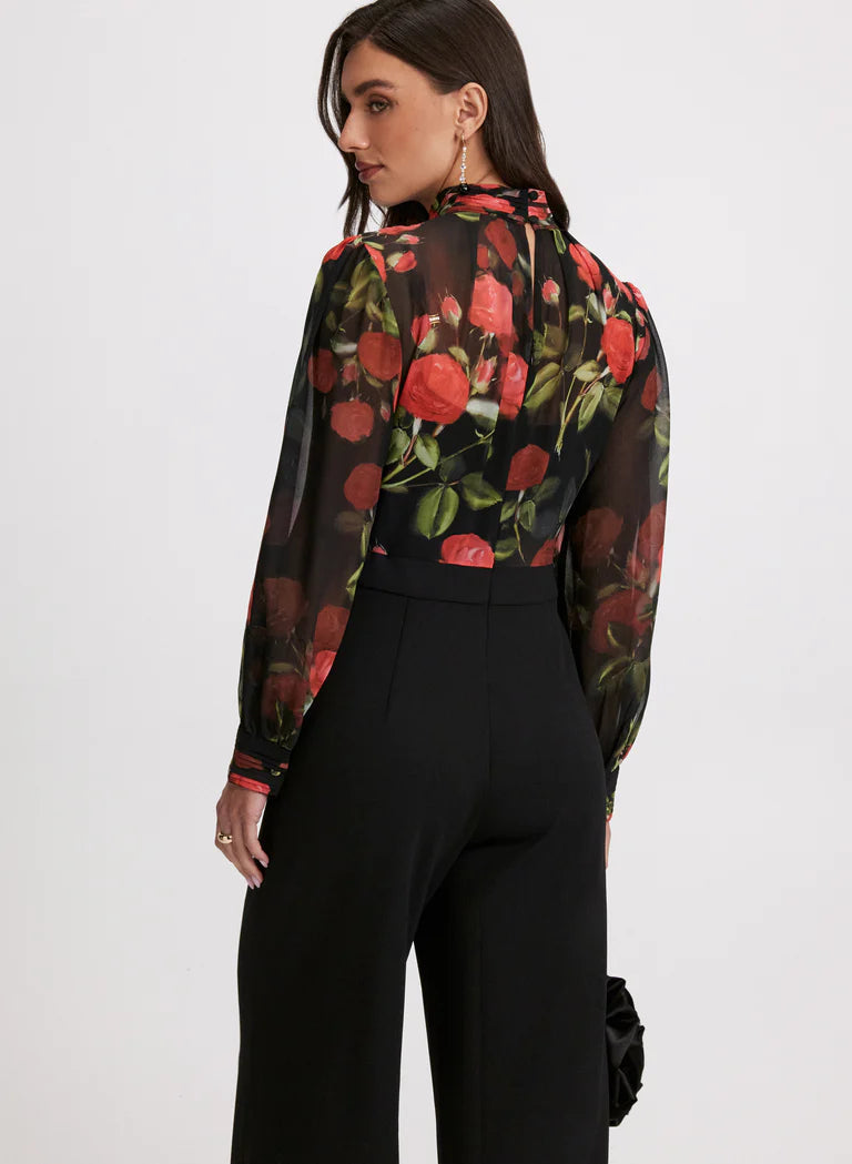 LAURA Floral Illusion Jumpsuit
