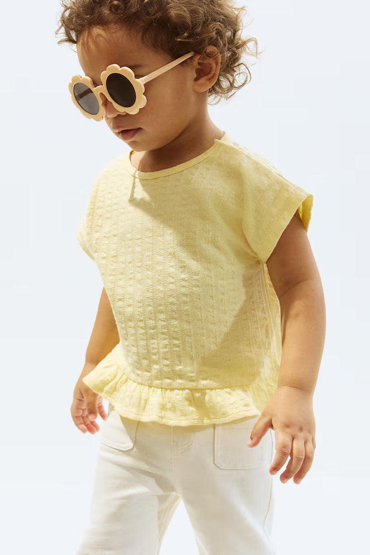 H&M Ruffle-Trimmed Top