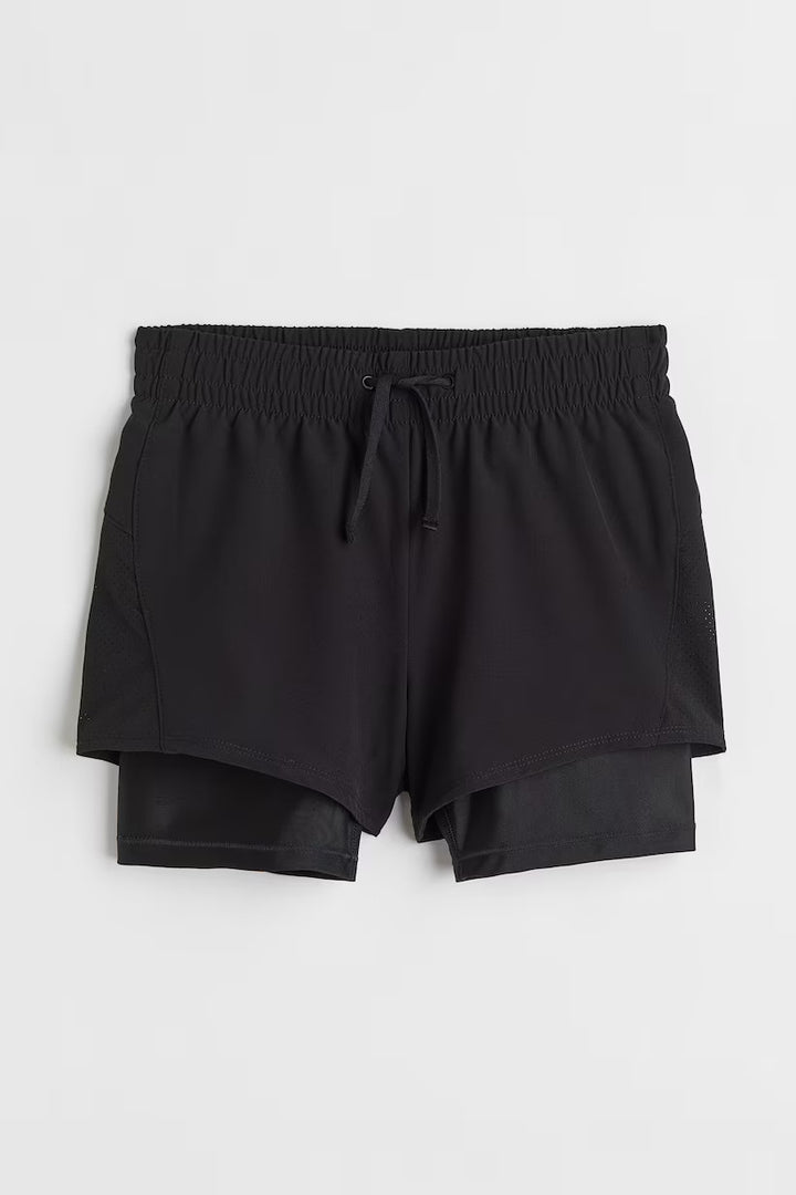H&M DryMove™ Double-layered Sports Shorts