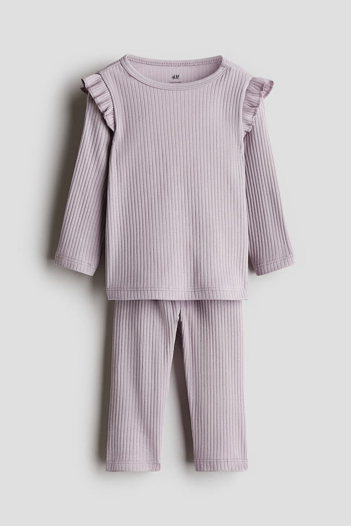 H&M Ribbed Cotton Set