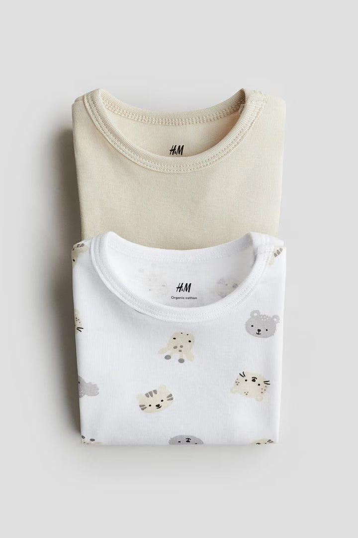 H&M 2-pack Short-sleeved Bodysuits