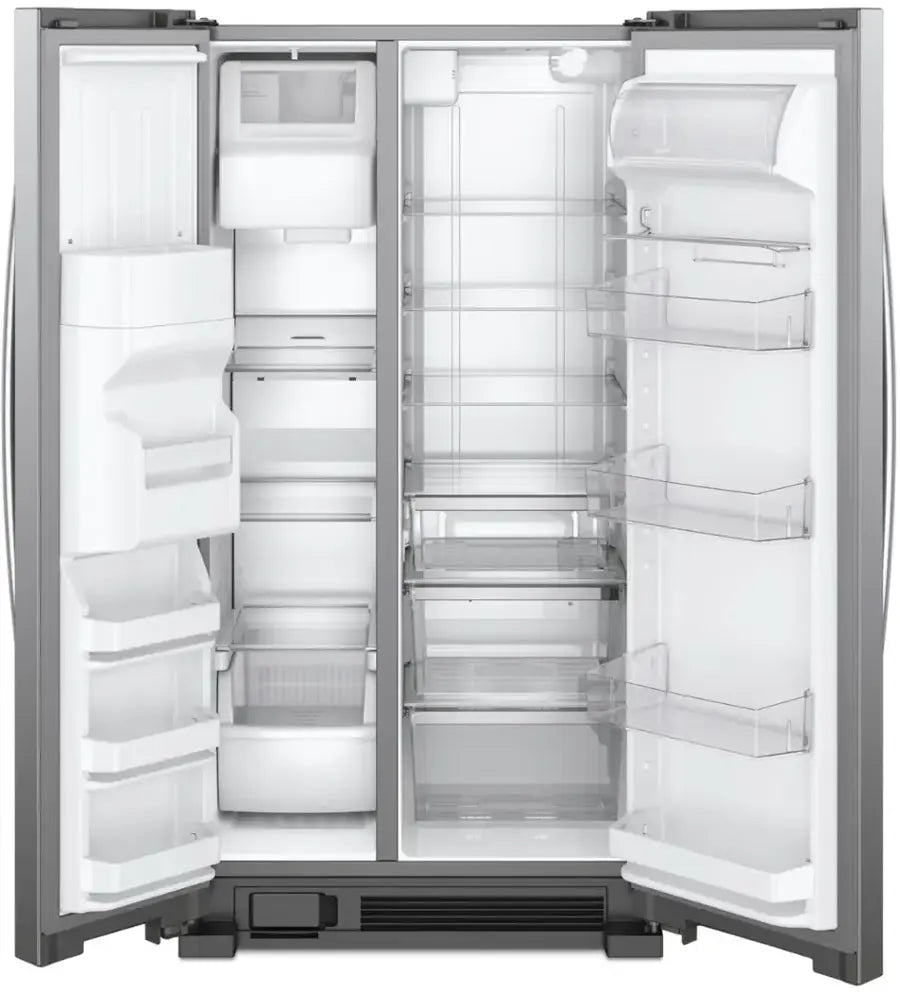 Whirlpool - 24.6 Cu. Ft. Side-by-Side Refrigerator - Fingerprint Resistant Stainless Steel