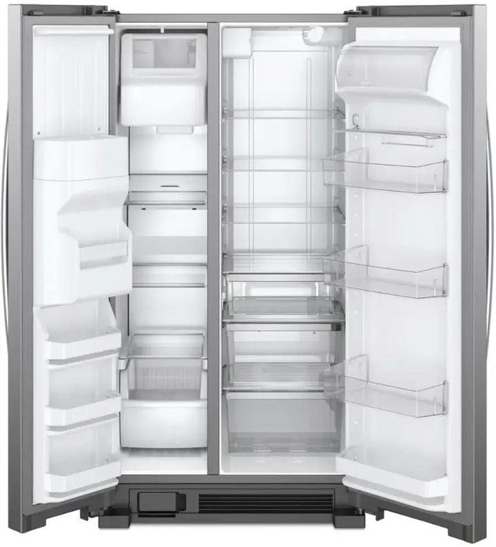 Whirlpool - 24.6 Cu. Ft. Side-by-Side Refrigerator - Fingerprint Resistant Stainless Steel