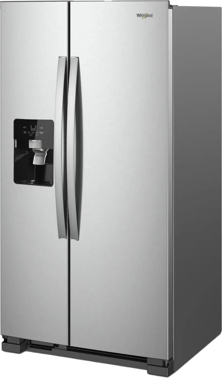Whirlpool - 24.6 Cu. Ft. Side-by-Side Refrigerator - Fingerprint Resistant Stainless Steel