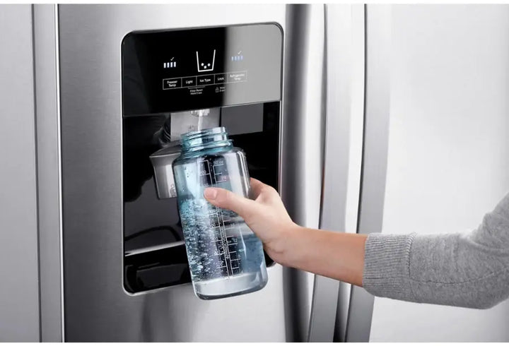 Whirlpool - 24.6 Cu. Ft. Side-by-Side Refrigerator - Fingerprint Resistant Stainless Steel