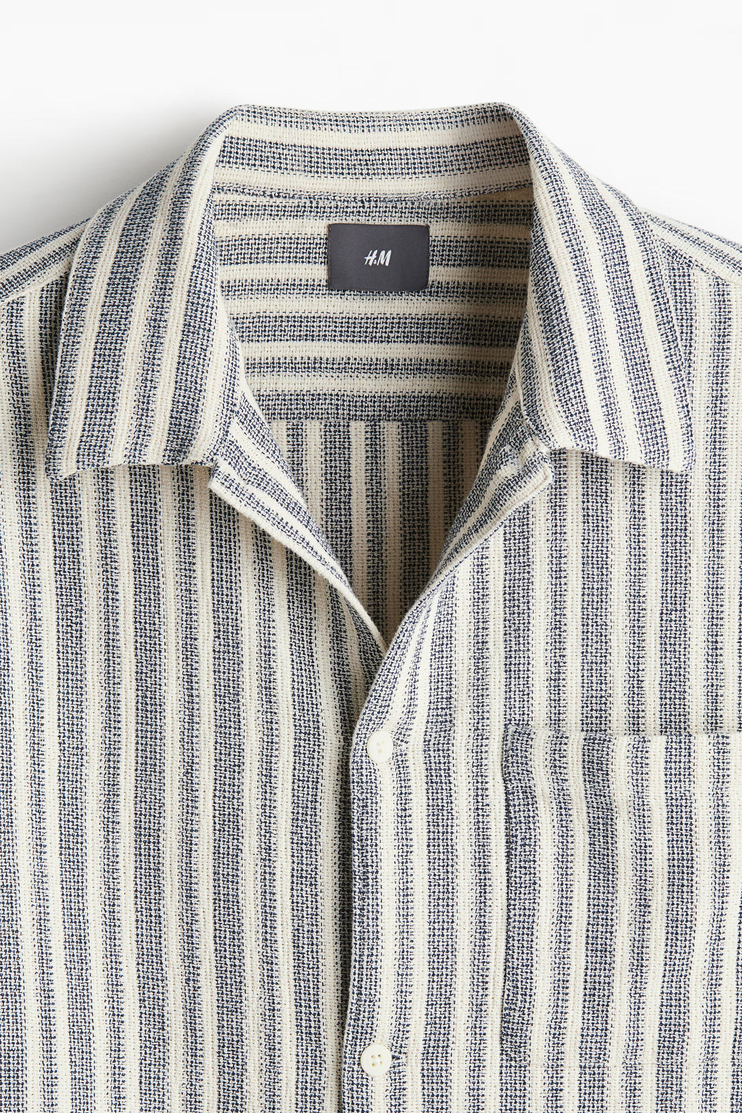 H&M Regular-Fit Textured Shirt