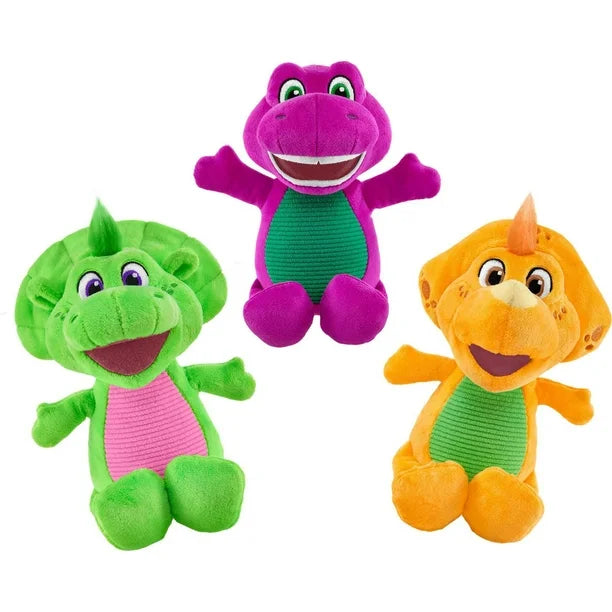 Fisher-Price Barney’s World 6.5-Inch Plush Barney Toy Dinosaur for Toddlers & Preschool Kids