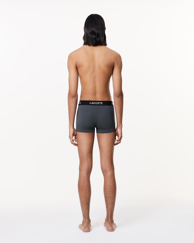 Lacoste Men's Logo Waist Trunks 7-Pack