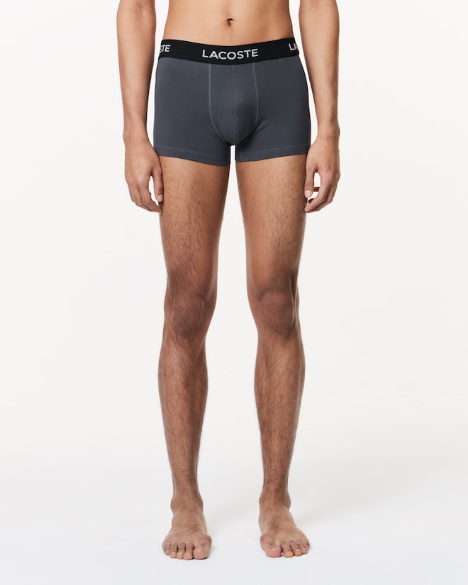 Lacoste Men's Logo Waist Trunks 7-Pack