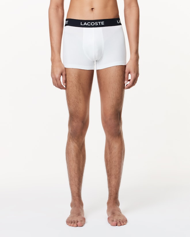 Lacoste Men's Logo Waist Trunks 7-Pack