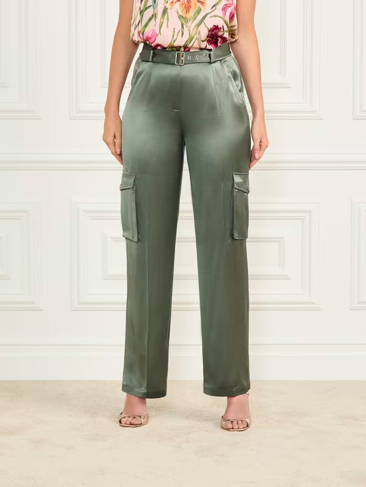 Guess Fannie Satin Cargo Pant