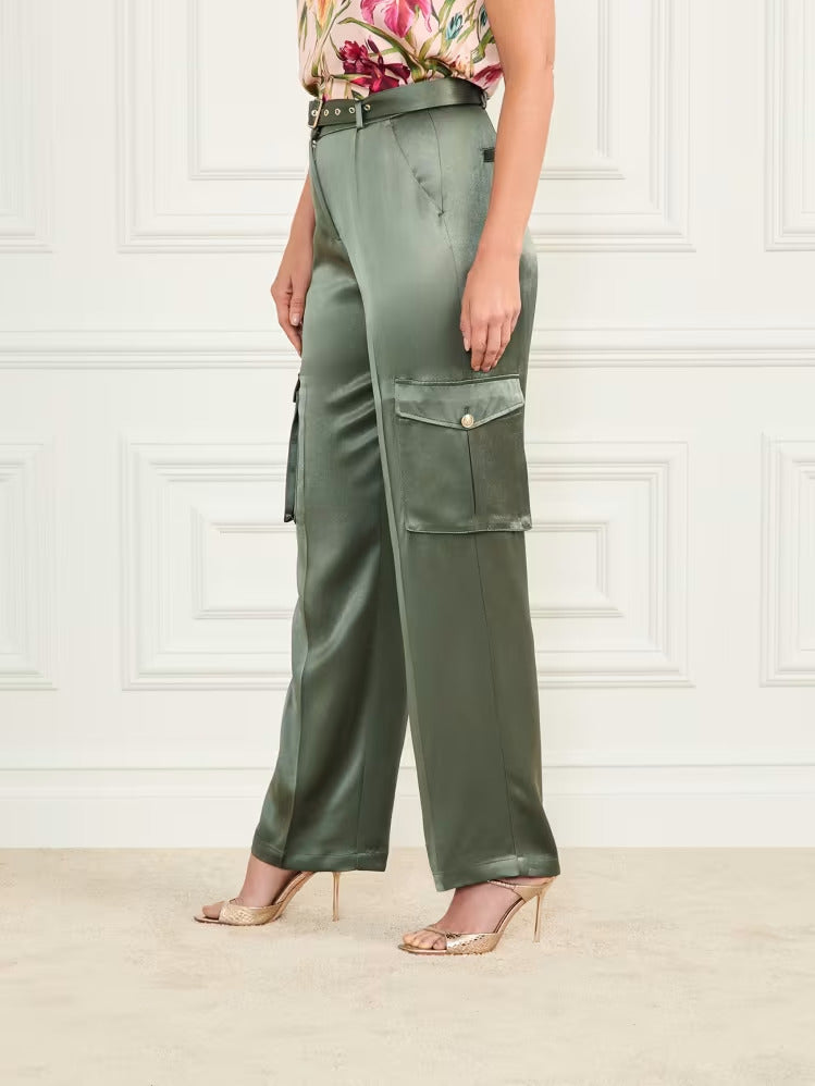 Guess Fannie Satin Cargo Pant