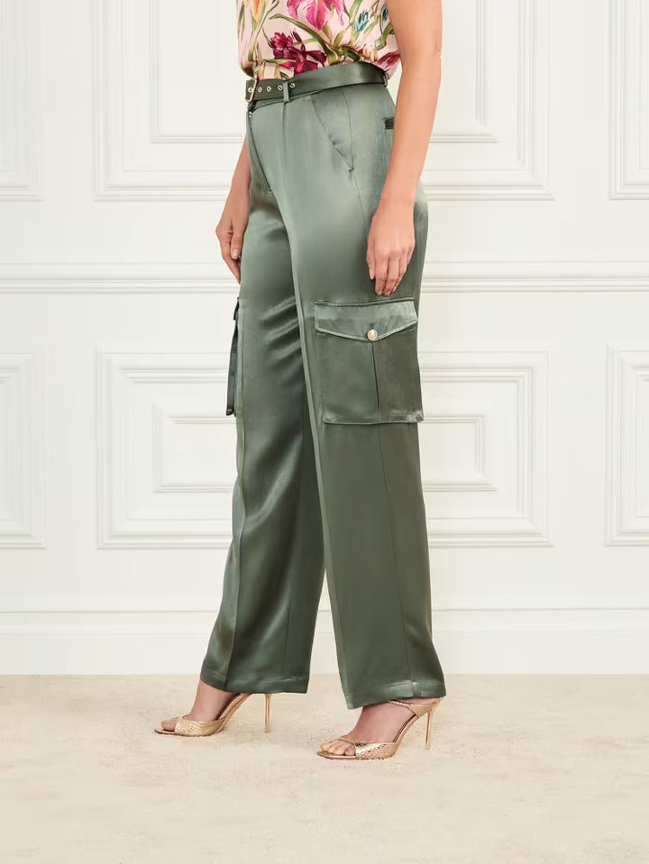 Guess Fannie Satin Cargo Pant