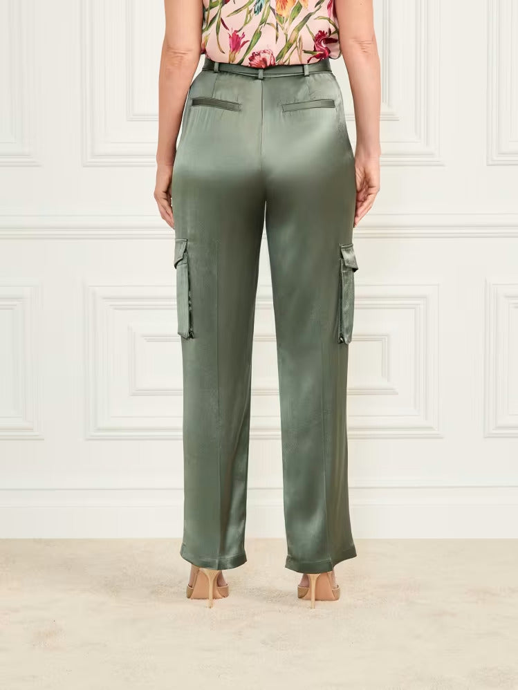 Guess Fannie Satin Cargo Pant