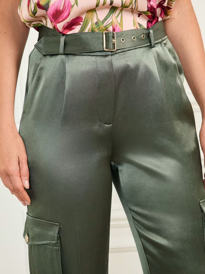 Guess Fannie Satin Cargo Pant