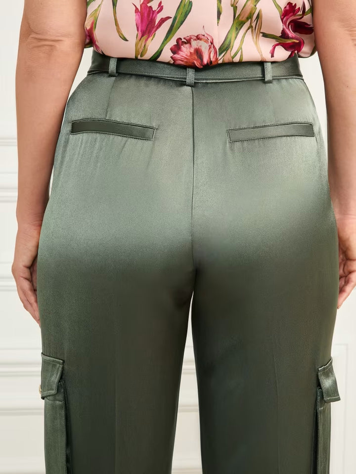 Guess Fannie Satin Cargo Pant